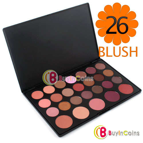 26 Color Makeup Cosmetic Blush Blusher Powder Palette