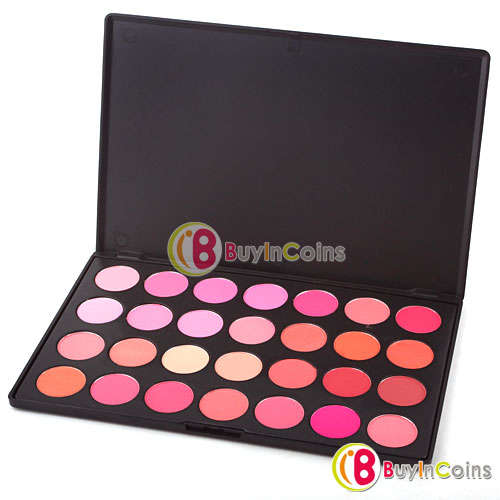 28 Color Makeup Cosmetic Blush Blusher Powder Palette