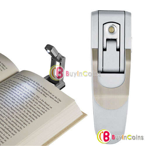 LED Clip on Adjustable Book Reading Light Super Bright