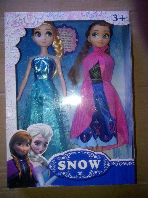 BRAND NEW FROZEN SNOW DOLLS SNOW QUEEN ELSA AND ANNA