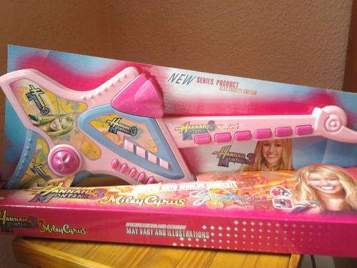 BRAND NEW HANNAH MONTANA toy MUSICAL GUITAR