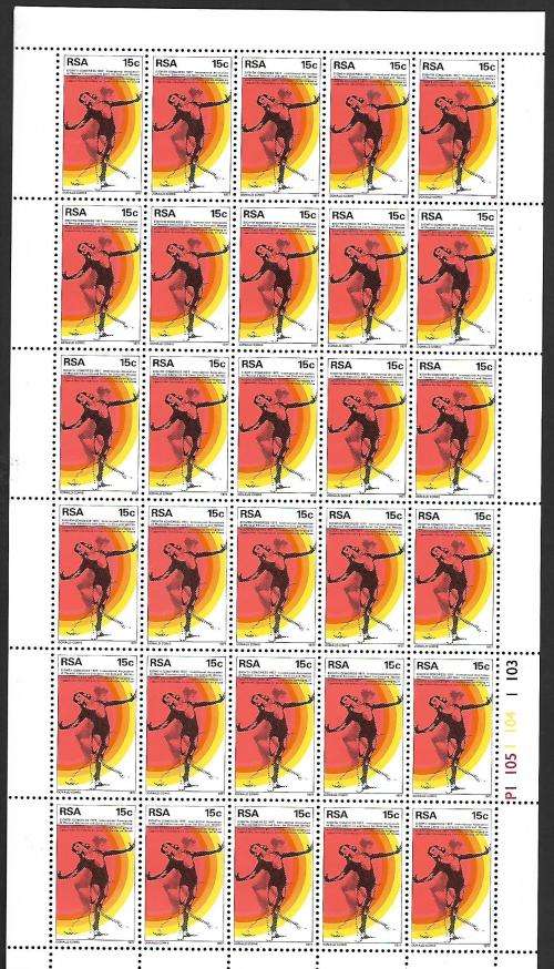 RSA 1977/78/80/81 COLLECTION OF FULL SHEETS