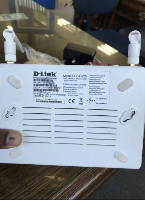 D-link G225 ADSL Router