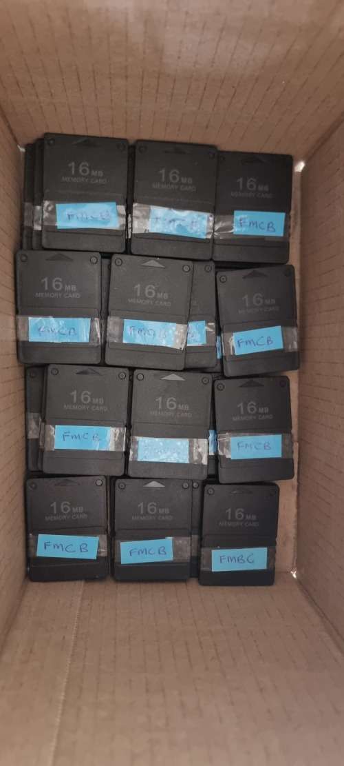 Free Mcboot Playstation 2 memory card 16 megabytes