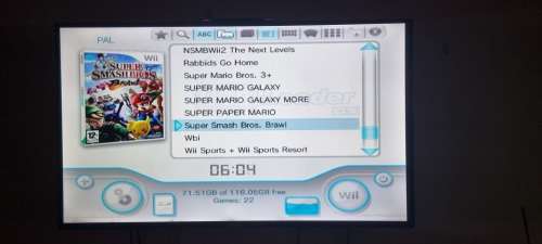Nintendo wii modded 128gb games (no cables or controller)