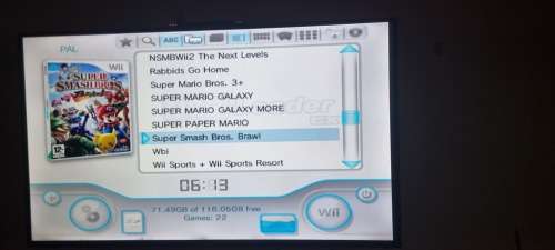 Nintendo wii modded 128gb games (no cables or controller)