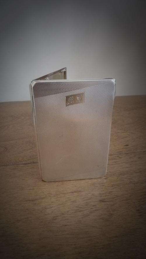 HEAVY STERLING SILVER CIGARETTE CASE [193.8 grams] - HALLMARKED