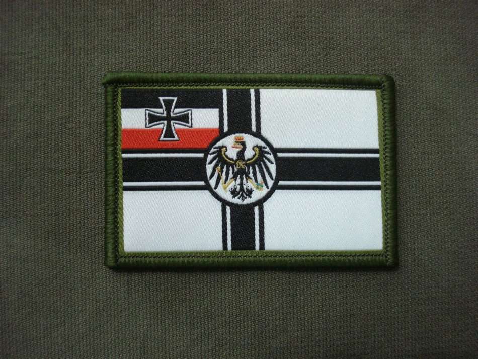 WWI German Flag Woven Patch Sew On