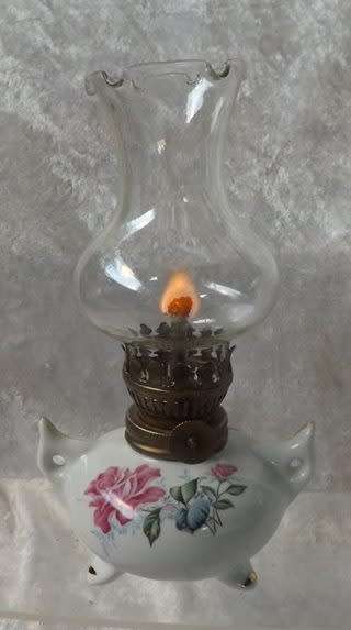Beautiful Miniature Oil Lamp