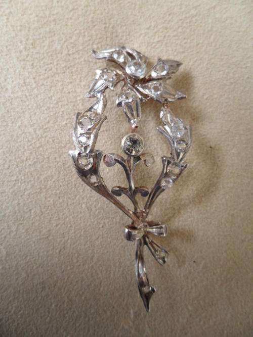 Absoloutly Wonderful Antique Sterling Silver Brooch