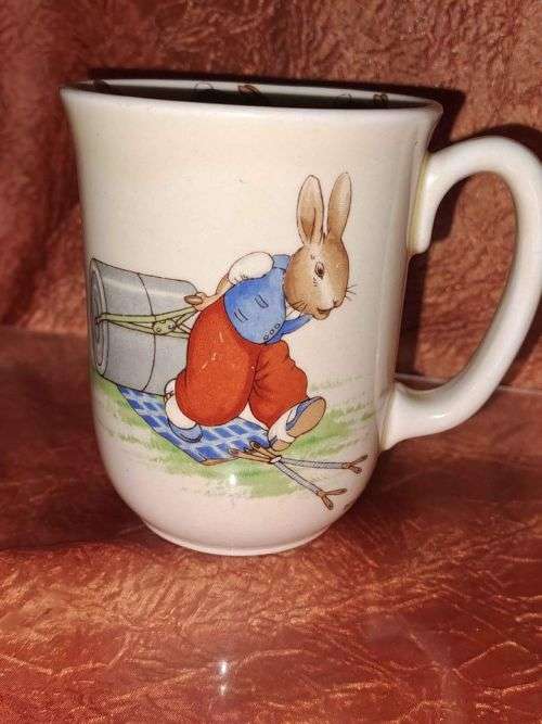 Vintage Royal Doulton  Bunnykins Mug - circa 1940 signed Barbara Vernon