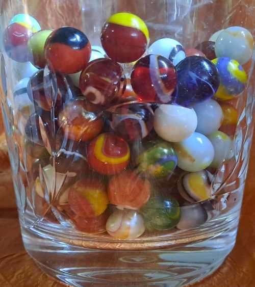 170 beautiful glass art studio marbles
