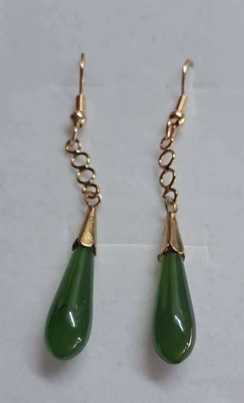 natural Jade with gilt detail