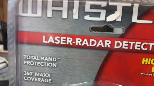 WHISTLER XTR-130 BLACK RADAR DETECTOR