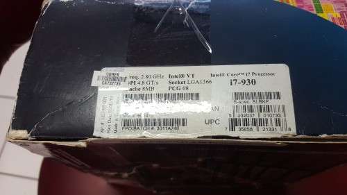 INTEL i7  CPU PROCESSOR for DESKTOP