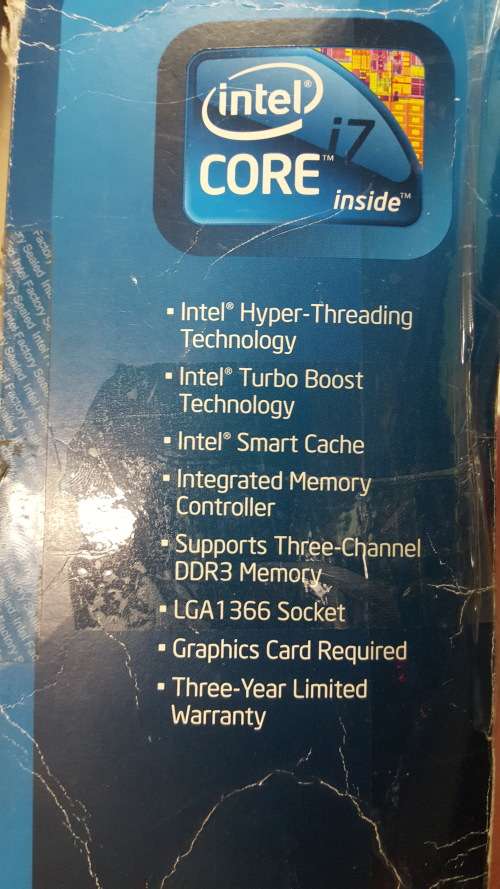 INTEL i7  CPU PROCESSOR for DESKTOP