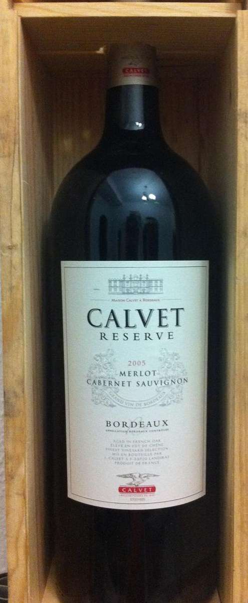 2005 Calvet Reserve Merlot / Cabernet Sauvignon 1.5Lt