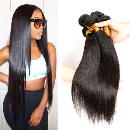 Peruvian Hair Wig Straight 24 inch with 4x4 3 way closure 12A