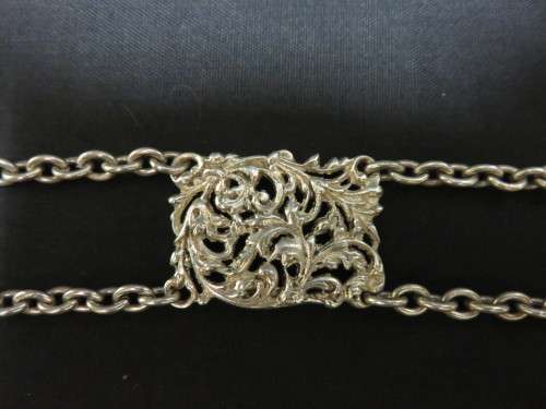 Silver (800) Dragon chain-link belt