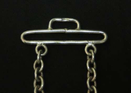 Silver (800) Dragon chain-link belt