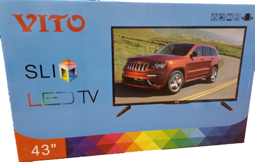 BRAND NEW BOXED -VITO - SLIM TV - LED - 43 INCH TV