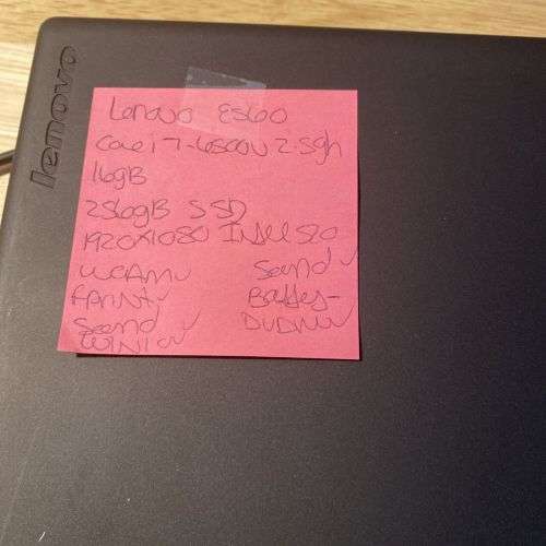 Lenovo ThinkPad - E560 - i7 6th Gen - 16GB Ram - 256SSD - Excellent Condition