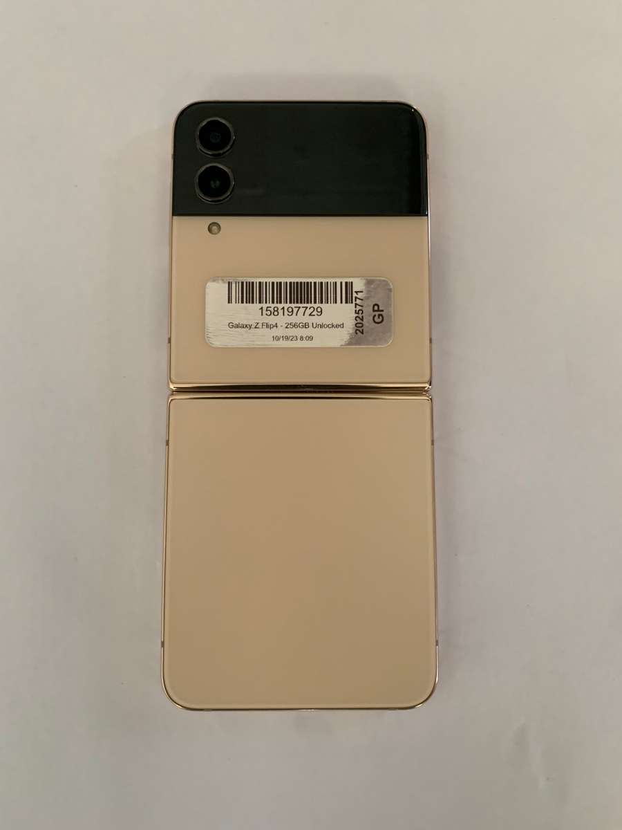 Samsung Galaxy - FLIP 4 - 5G - 256GB - All Networks - Yellow Gold - MINT CONDITION