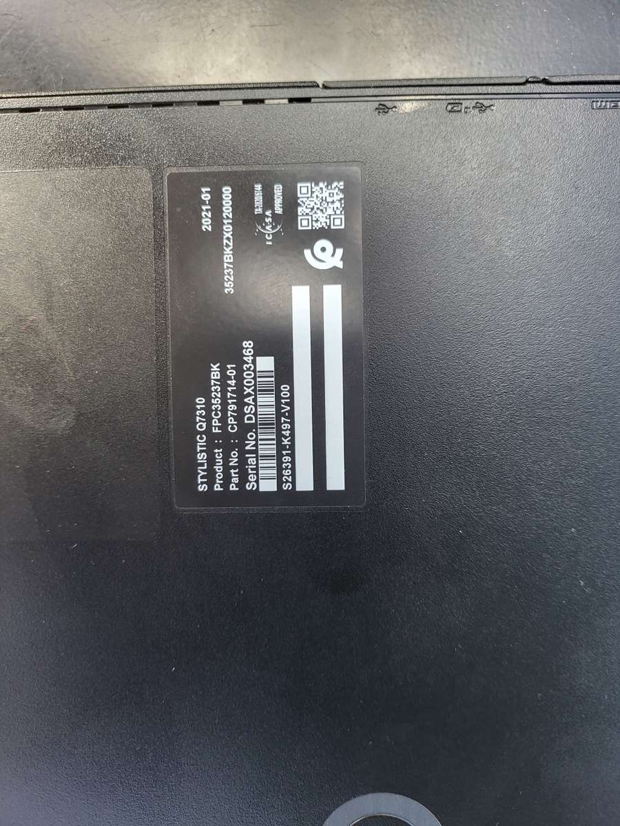 Fujitsu Q7310 - 2 in 1 Laptop - i5 10th Gen - 8GB - 256SSD - Touch Screen & Pen - Excellent