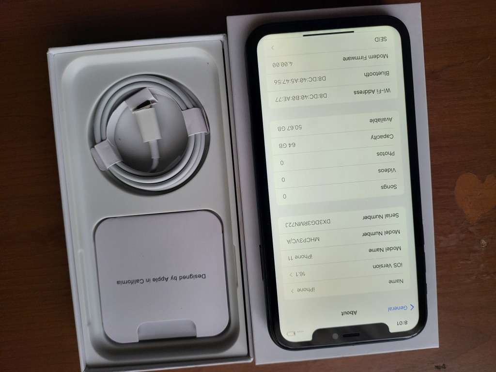 iPhone 11 - Black - 64GB - As New - Open Box