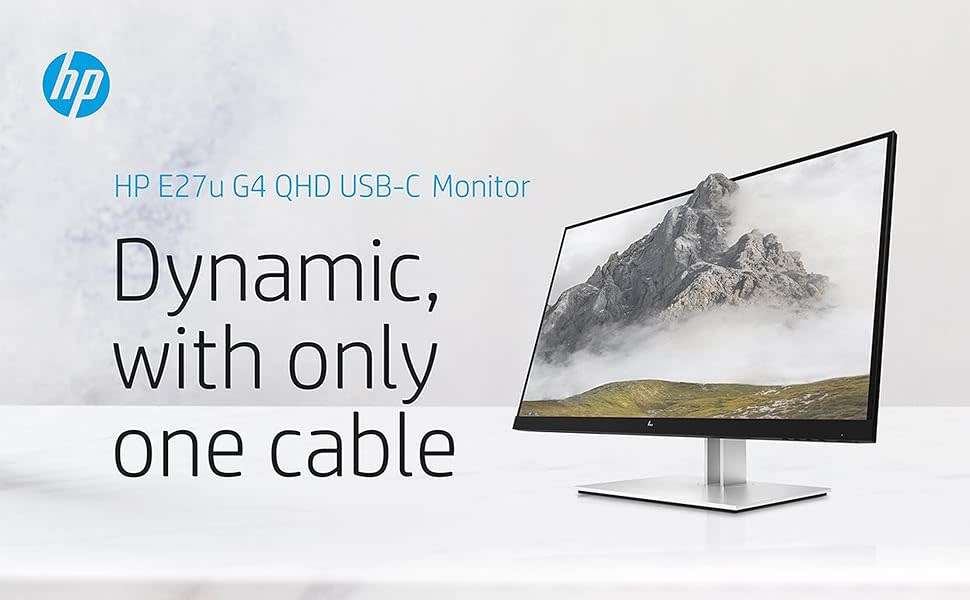 HP E27u - G4 QHD - USB-C Monitor - 27` - Pristine Condition