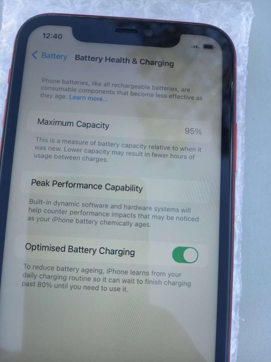 iPhone 11 - Red - 128GB - Excellent Condition - Please Read