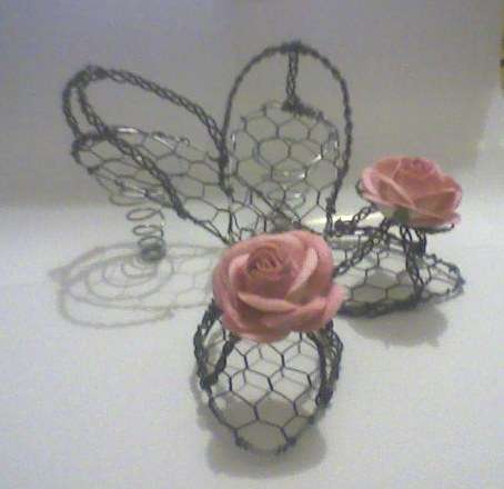 Super cheeky high heel shoes with rose motif- too cute for words!