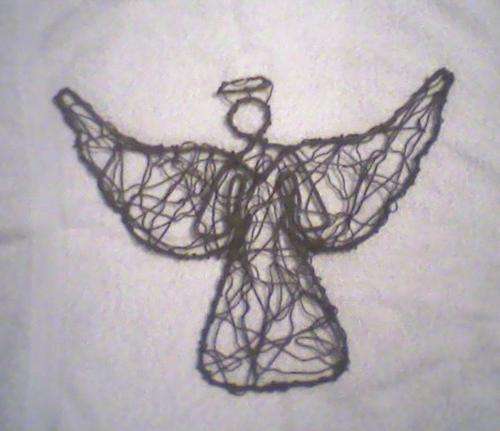 Sweet sweet Angel - Rustic Wire Art