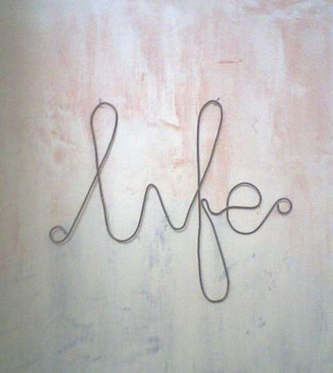 Rustic Wire Words