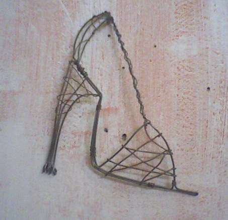 BRAND NEW FUNKY wall mount SHOE!  Just too cute!