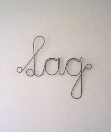 Rustic Wire Words