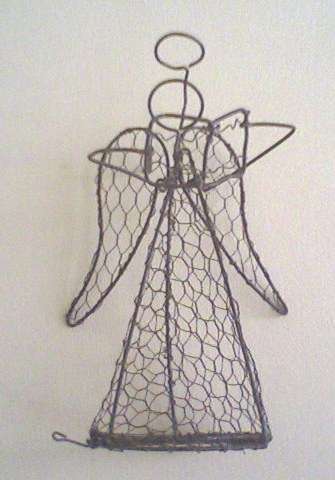 Beautiful Angel -  fill with river stones, use as doorstopper to welcome your guests!