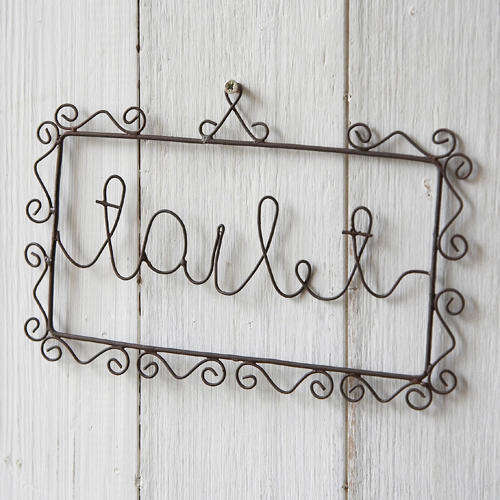 Lovely handcrafted country-style toilet sign - a must have!!