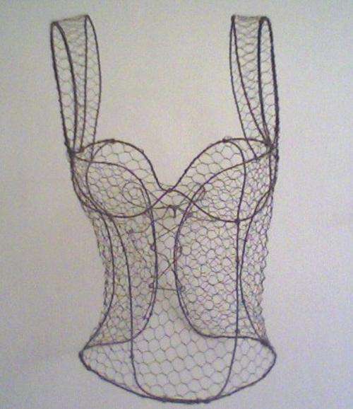 Exquisite Wire Corset - a collector's piece!