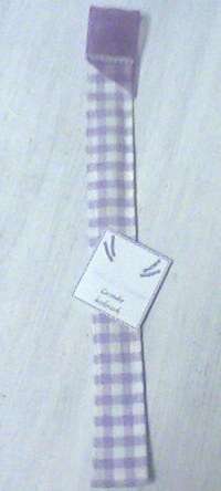 Linen Organic Lavender Bookmark - unique gift!
