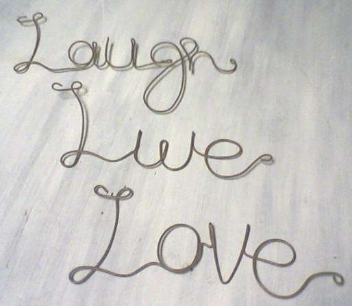 Wire words to enhance your entrance