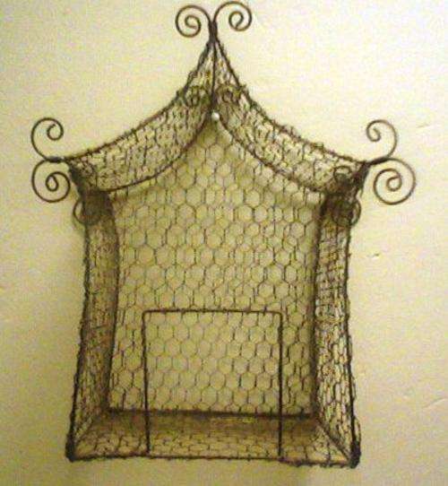 NEW! NEW! Beautiful rustic wire cage! New design!