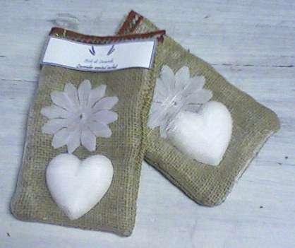Wonderful Lavender scented sachet filled with pure organic lavender budst!  So Beautiful!