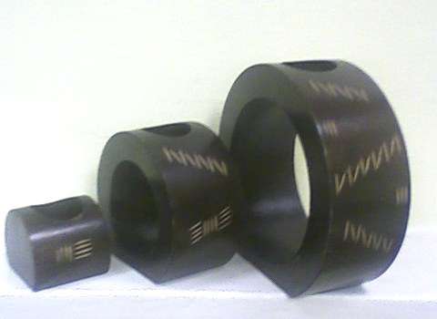 Set of 3 wooden t-lite holders - lovely handcarved design.