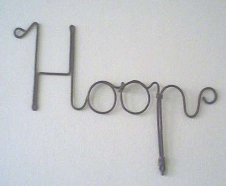 Rustic Wire Words
