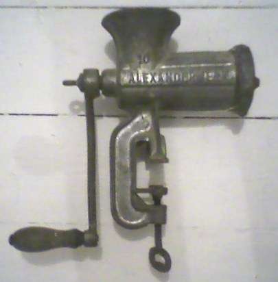 Alexanderwerk N0.10 - Old time Mincer - collector's piece!
