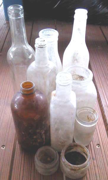 8 Old Bottles - in mint condition for the collector!