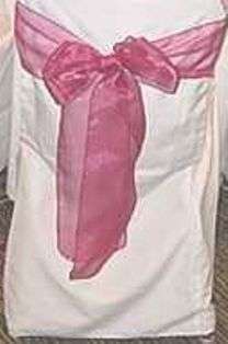 Organza Tie Backs - pomegranate.