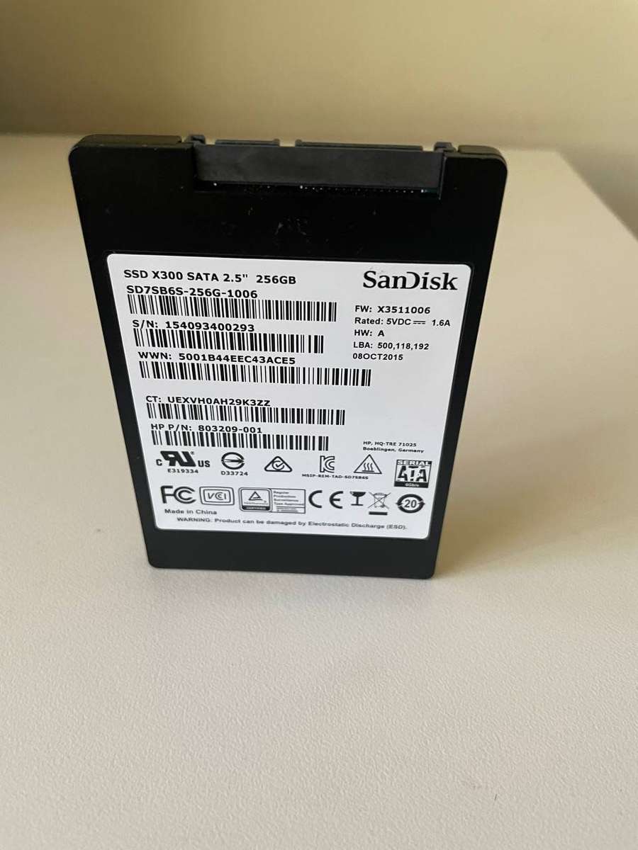 SANDISK X300 SATA 2.5 256GB SSD