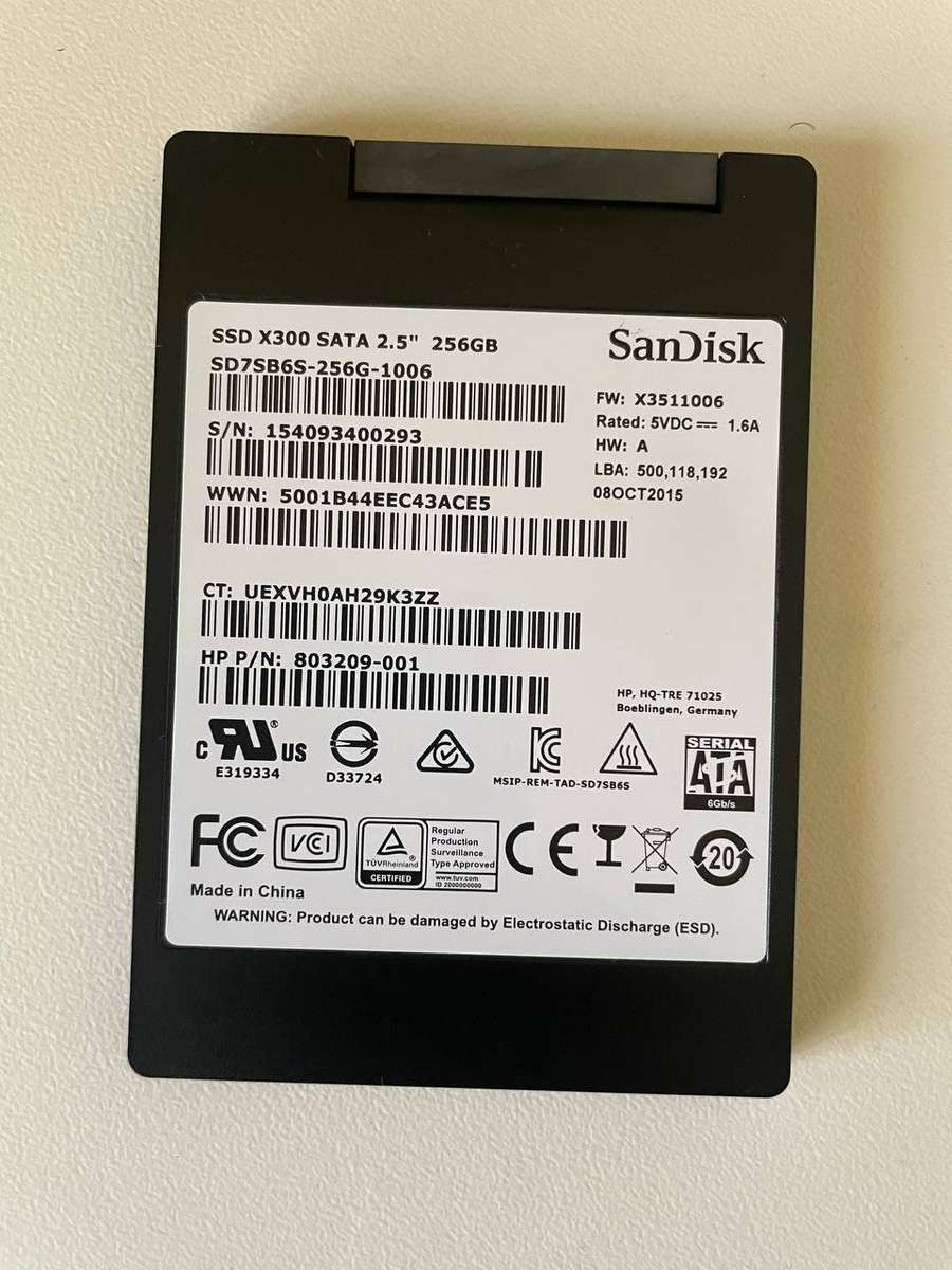 SANDISK X300 SATA 2.5 256GB SSD